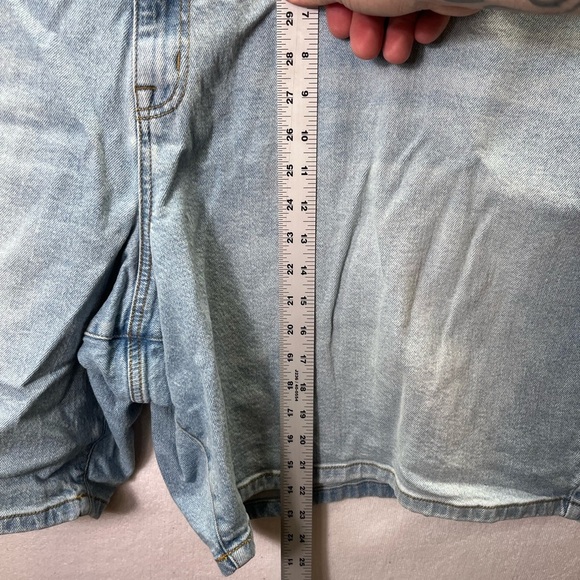 Torrid Baggy Jort jeans Shorts Womens 30W Plus Size Denim Summer Shorts 2152 - Picture 5 of 7